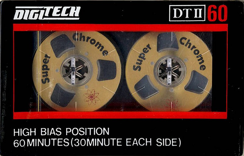 Compact Cassette Digitech DT II 60 Type II Chrome 1995 USA