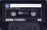 Compact Cassette AGFA Ferro I 90 Type I Normal 1978 Europe