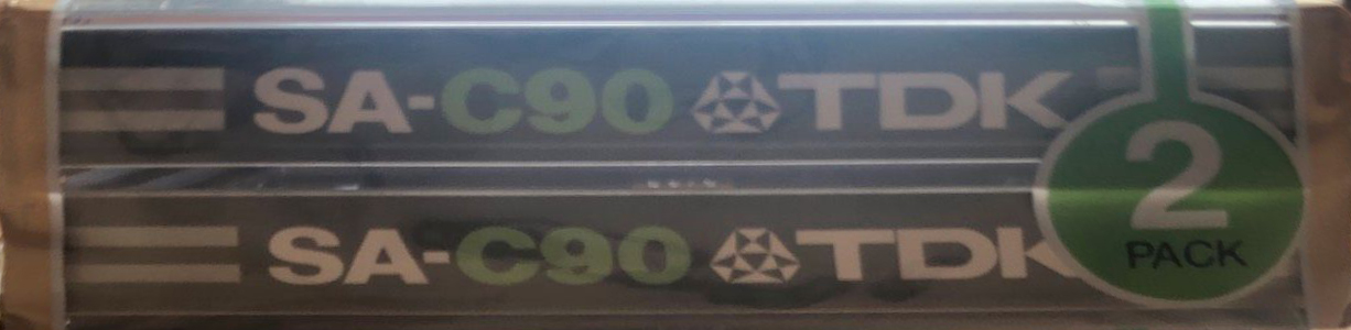 2 pack TDK SA 90 Type II Chrome 1979 Europe