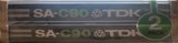2 pack TDK SA 90 Type II Chrome 1979 Europe