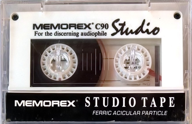 Compact Cassette Memorex Studio 90 Type I Normal Europe