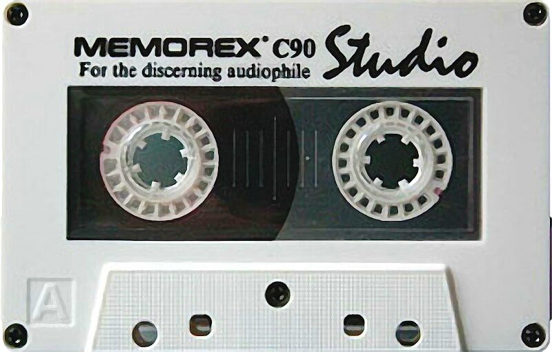 Compact Cassette Memorex Studio 90 Type I Normal Europe