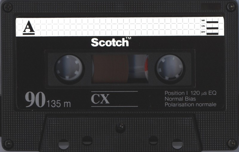 Compact Cassette Scotch CX 90 Type I Normal 1988 Europe, North America
