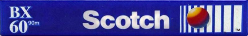 Compact Cassette Scotch BX 60 Type I Normal 1990 Europe