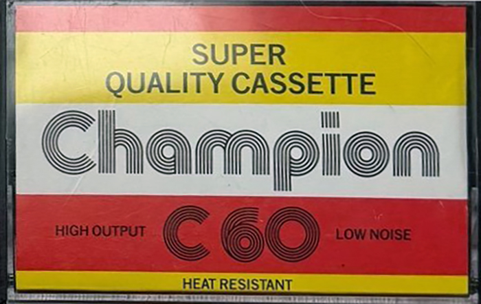 Compact Cassette Champion 60 Type I Normal Sweden