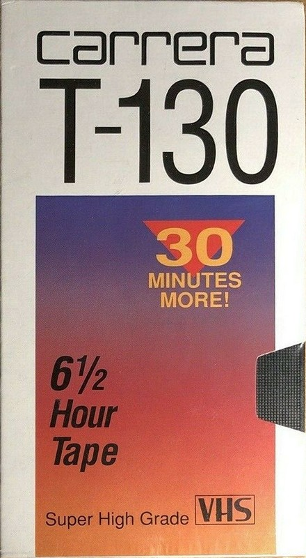 VHS, Video Home System Carrera 130 Type I Normal USA