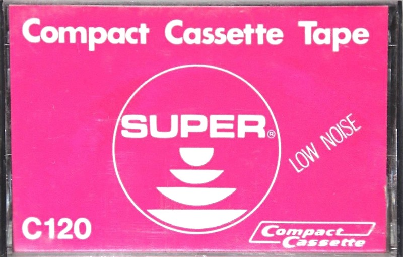 Compact Cassette Super 120 Type I Normal Hong Kong