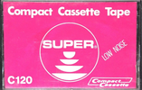 Compact Cassette Super 120 Type I Normal Hong Kong