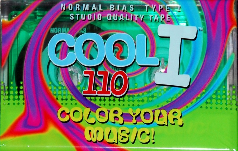 Compact Cassette ICE COOL 110 "Green" Type I Normal 1996 USA