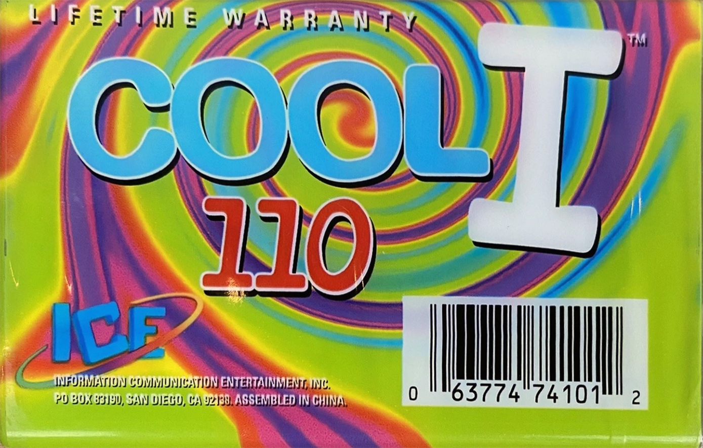 Compact Cassette ICE COOL 110 "Green" Type I Normal 1996 USA