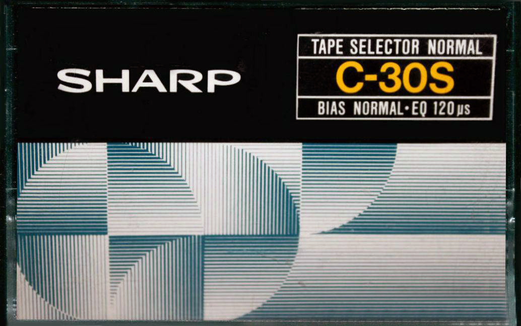 Compact Cassette Sharp S 30 Type I Normal 1979 Worldwide