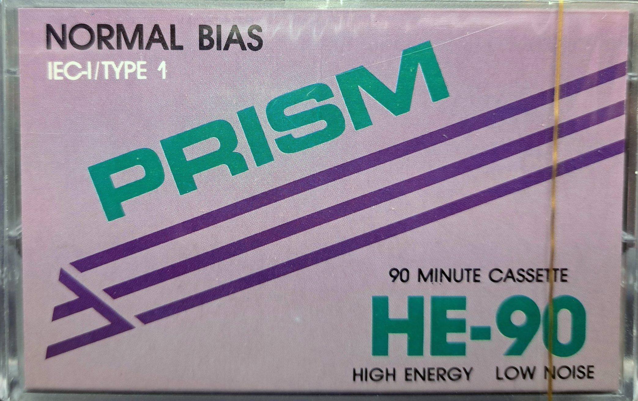 Compact Cassette Prism HE 90 Type I Normal 1987 USA