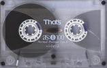 Compact Cassette Thats AS I 100 Type I Normal 1990 Europe