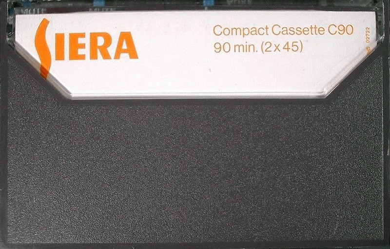 Compact Cassette Siera Studio Quality 90 Type I Normal 1970 Europe