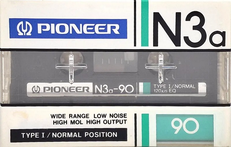 Compact Cassette Pioneer N3a 90 Type I Normal 1982 Japan