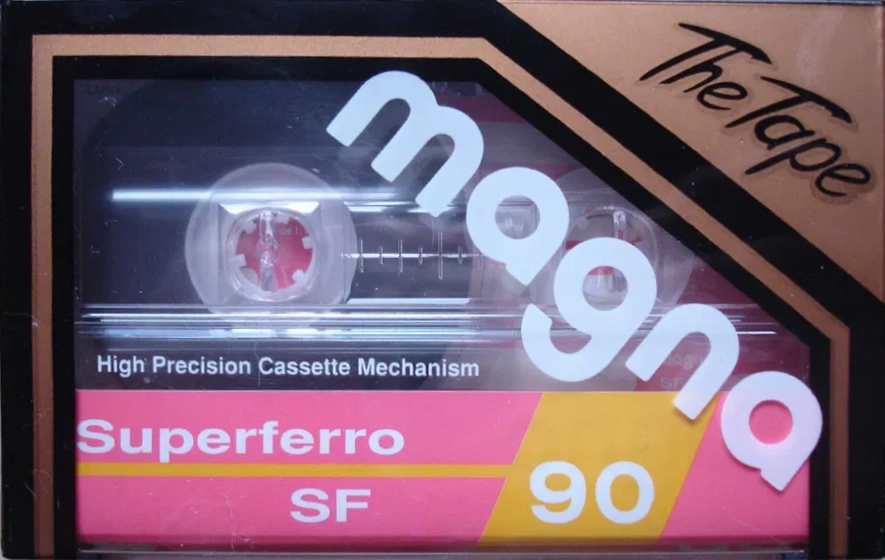 Compact Cassette Magna SF 90 Type I Normal 1990 Europe