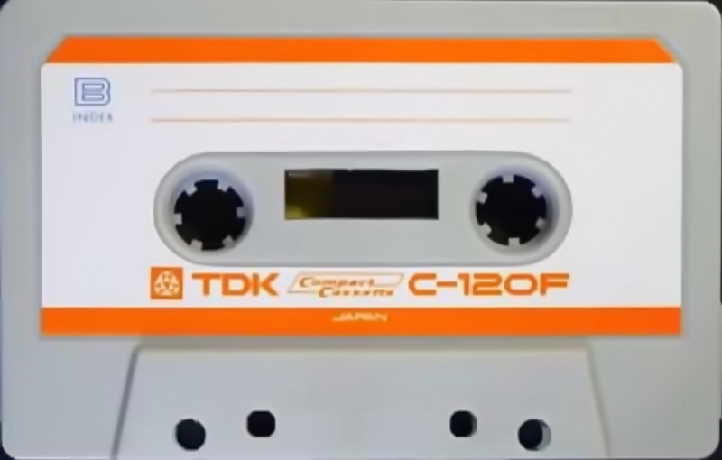 Compact Cassette TDK F 120 "C-120F" Type I Normal 1969 Japan