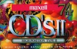 Compact Cassette Maxell CD`s II / CD`s 2 74 "CDS2-74G" Type II Chrome 1994 Japan
