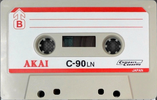 Compact Cassette Akai LN 90 Type I Normal 1971 Europe