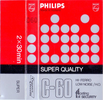 Compact Cassette Philips Super Quality 60 Type I Normal 1976 Europe