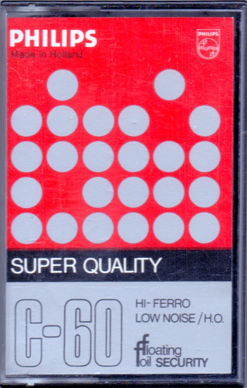 Compact Cassette Philips Super Quality 60 Type I Normal 1976 Europe