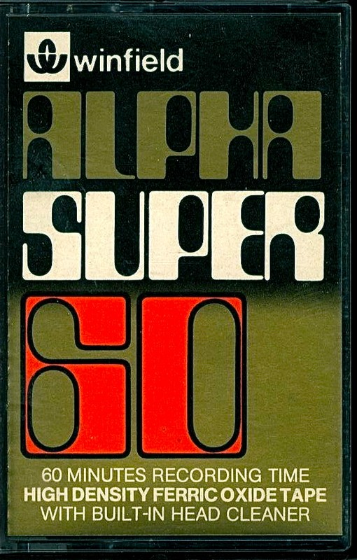 Compact Cassette Winfield Alpha Super 60 Type I Normal 1978 UK