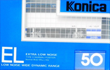 Compact Cassette Konica EL 50 Type I Normal 1985 Europe