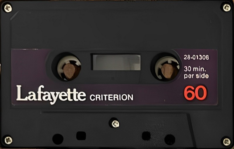 Compact Cassette Lafayette/LRE Criterion 60 Type I Normal USA
