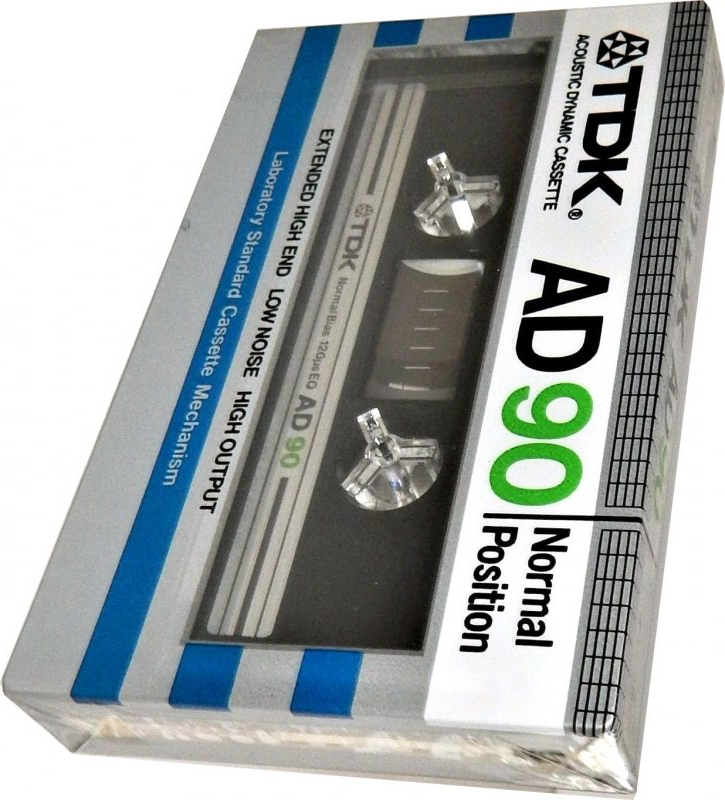 Compact Cassette TDK AD 90 Type I Normal 1982 USA