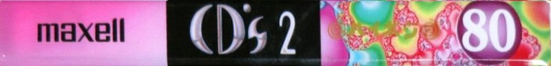Compact Cassette Maxell CD`s II / CD`s 2 80 "CDS2-80L" Type II Chrome 1997 Japan