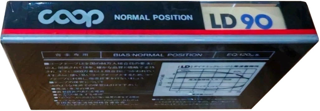 Compact Cassette CO-OP LD 90 Type I Normal 1987 Japan