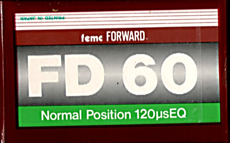 Compact Cassette femc / Forward FD 60 Type I Normal 1985 Taiwan