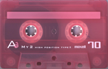 Compact Cassette Maxell My2 70 "MY2-70N" Type II Chrome 2000 Japan