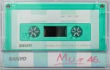 Compact Cassette Sanyo Mun 46 "C-U46MW(G)" Type I Normal 1986 Japan
