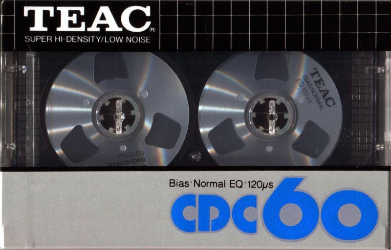 Compact Cassette Teac CDC 60 Type I Normal 1983 USA