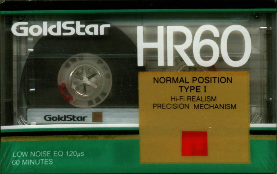 Compact Cassette Goldstar HR 60 1990 USA