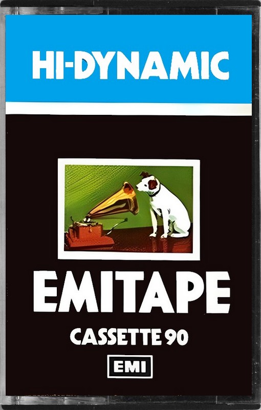 Compact Cassette EMITAPE HI-DYNAMIC 90 Type I Normal 1975 Europe