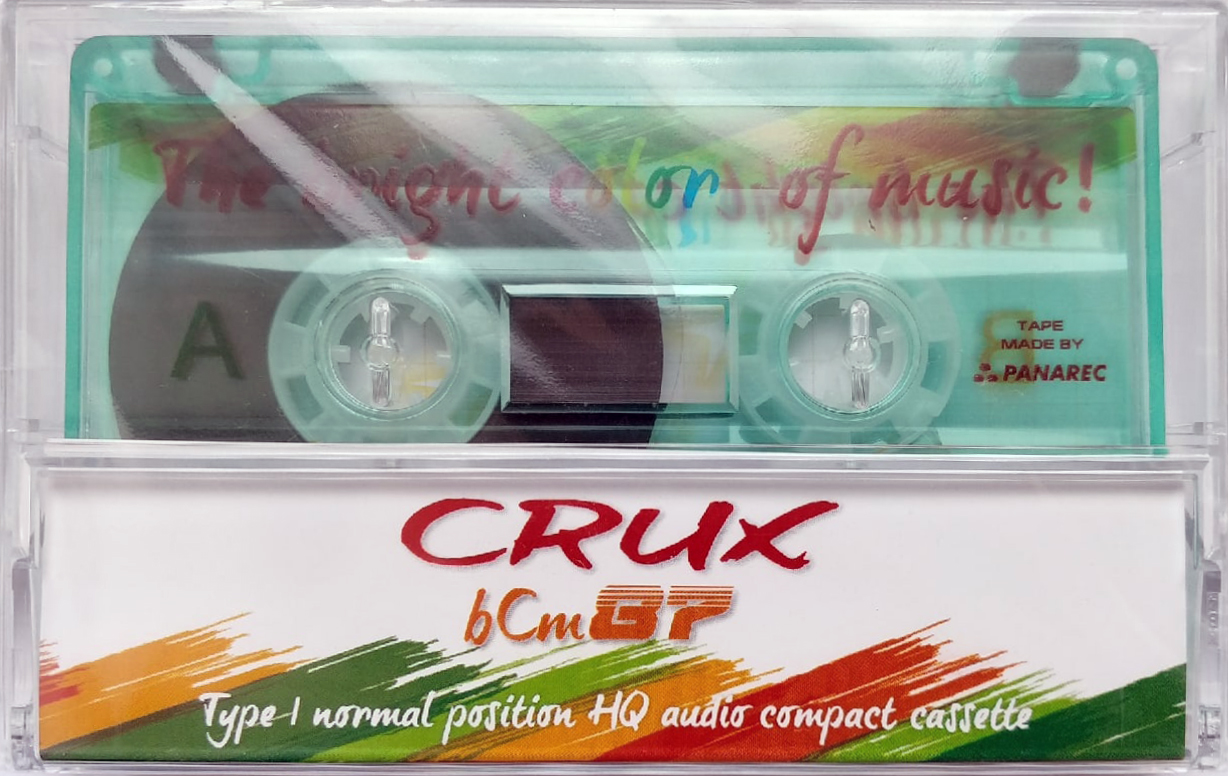 Compact Cassette CRUX bCm 87 "green" Type I Normal 2022 Worldwide