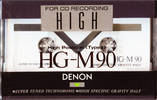 Compact Cassette Denon HG-M 90 Type II Chrome 1991 Japan