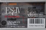 Compact Cassette Sony ES-IV 100 "C-100ES4" Type IV Metal 1992 Japan