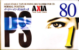 Compact Cassette AXIA PS-I / PS-1 80 "PS1G 80" Type I Normal 1995 Japan
