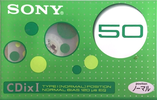 Compact Cassette Sony CDix I 50 "C50CDX1L" Type I Normal 2001 Japan