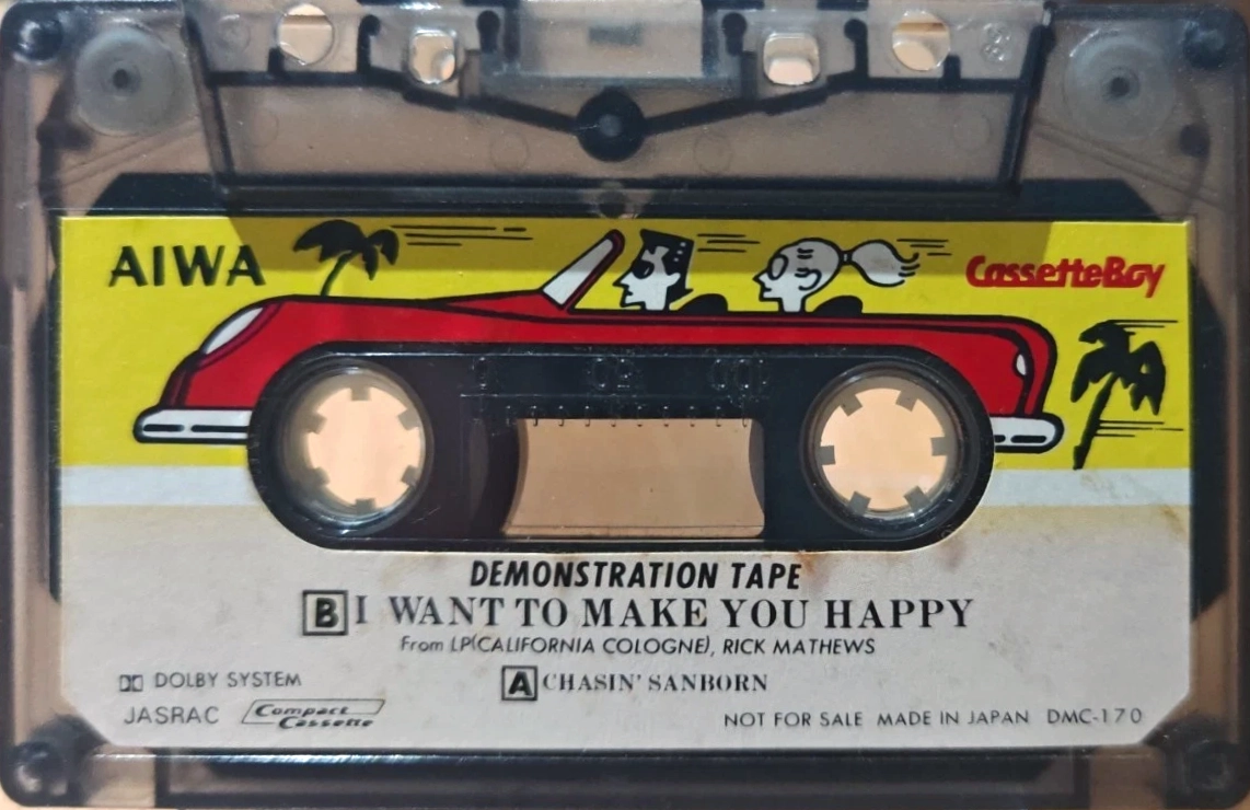 Compact Cassette Aiwa "DMC-170 CassetteBoy" Demonstration Tape 1980 Japan