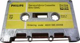 Compact Cassette Philips 814 SMC "Mirror Cassette" Service Cassette 1975 Europe
