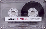 Compact Cassette Akai SX 90 Type I Normal 1992 Europe