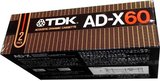 2 pack TDK AD-X 60 Type I Normal 1982 Japan