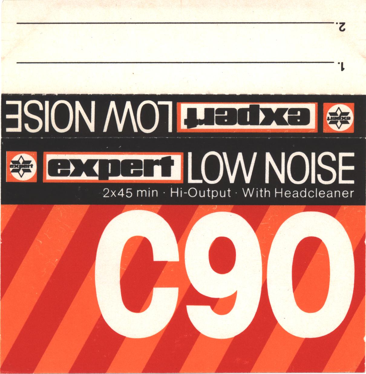 Compact Cassette Expert 90 Type I Normal 1978 Europe