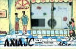 Compact Cassette AXIA JC 46 "JC 46 FW" Type I Normal 1987 Japan