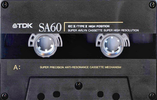 Compact Cassette TDK SA 60 "SA-60SE" Type II Chrome 1990 Australia, Europe