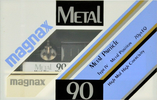 Compact Cassette Magnax Metal 90 Type IV Metal 1983 Japan